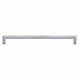 Heritage Brass Cabinet Hardware Polished Chrome / Cabinet Pull Handles / 256mm c/c Heritage Brass - Cabinet Pull Square Metro Design 256mm CTC Polished Chrome Finish