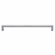 Heritage Brass Cabinet Hardware Satin Chrome / Cabinet Pull Handles / 256mm c/c Heritage Brass - Cabinet Pull Square Metro Design 256mm CTC Satin Chrome Finish