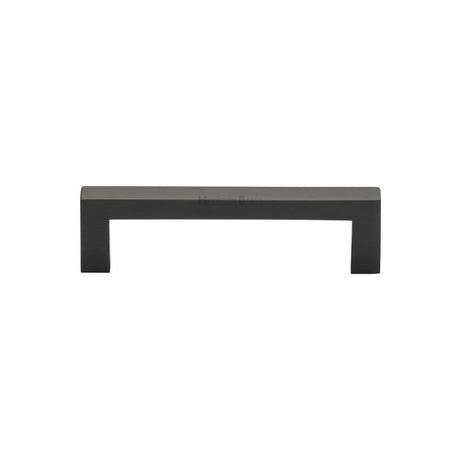 Heritage Brass Cabinet Hardware Matt Bronze / Cabinet Pull Handles / 96mm c/c Heritage Brass - Cabinet Pull Square Metro Design 96mm CTC Matt Bronze Finish