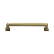 Heritage Brass Cabinet Hardware Antique Brass / Cabinet Pull Handles / 152mm c/c Heritage Brass - Cabinet Pull Square Vintage Design 152mm CTC Antique Finish