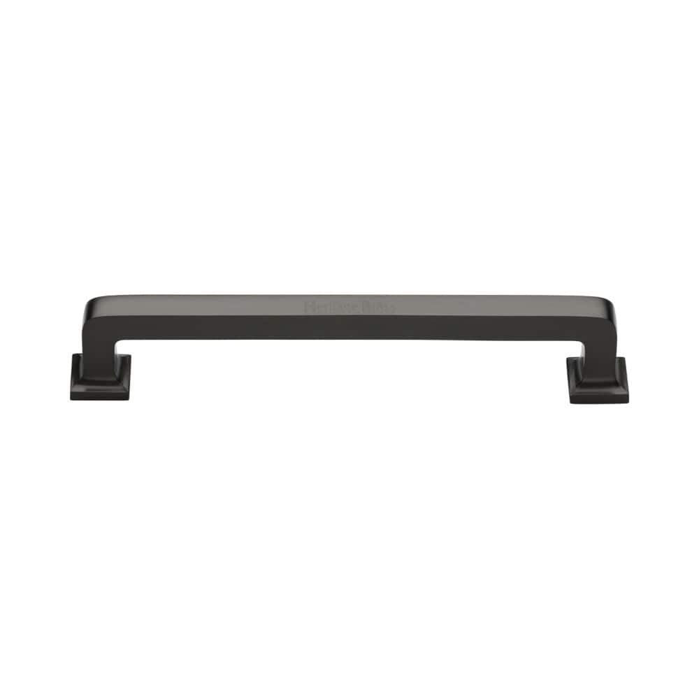 Heritage Brass Cabinet Hardware Matt Bronze / Cabinet Pull Handles / 152mm c/c Heritage Brass - Cabinet Pull Square Vintage Design 152mm CTC Matt Bronze Finish