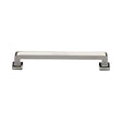 Heritage Brass Cabinet Hardware Polished Nickel / Cabinet Pull Handles / 152mm c/c Heritage Brass - Cabinet Pull Square Vintage Design 152mm CTC Polished Nickel Finish