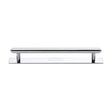 Heritage Brass Cabinet Hardware Polished Chrome / Cabinet Pull Handles / 160mm c/c Heritage Brass - Cabinet Pull Step Design with Plate 160mm CTC Polished Chrome Finis