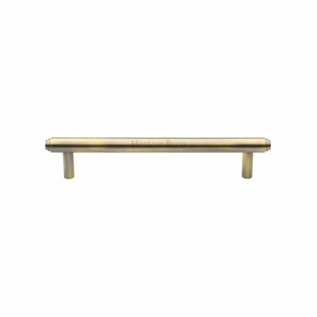 Heritage Brass Cabinet Hardware Antique Brass / Cabinet Pull Handles / 128mm c/c Heritage Brass - Cabinet Pull Stepped Design 128mm CTC Antique Brass Finish