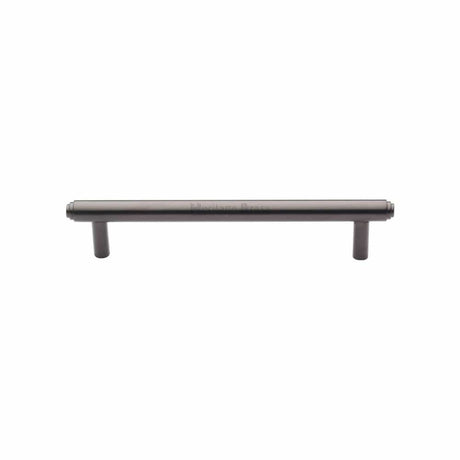 Heritage Brass Cabinet Hardware Matt Bronze / Cabinet Pull Handles / 128mm c/c Heritage Brass - Cabinet Pull Stepped Design 128mm CTC Matt Bronze Finish