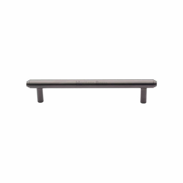 Heritage Brass Cabinet Hardware Matt Bronze / Cabinet Pull Handles / 128mm c/c Heritage Brass - Cabinet Pull Stepped Design 128mm CTC Matt Bronze Finish