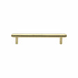 Heritage Brass Cabinet Hardware Polished Brass / Cabinet Pull Handles / 128mm c/c Heritage Brass - Cabinet Pull Stepped Design 128mm CTC Polished Brass Finish