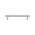 Heritage Brass Cabinet Hardware Polished Nickel / Cabinet Pull Handles / 128mm c/c Heritage Brass - Cabinet Pull Stepped Design 128mm CTC Polished Nickel Finish