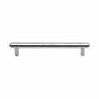 Heritage Brass Cabinet Hardware Polished Chrome / Cabinet Pull Handles / 160mm c/c Heritage Brass - Cabinet Pull Stepped Design 160mm CTC Polished Chrome Finish