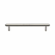 Heritage Brass Cabinet Hardware Polished Nickel / Cabinet Pull Handles / 160mm c/c Heritage Brass - Cabinet Pull Stepped Design 160mm CTC Polished Nickel Finish