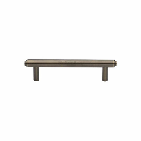 Heritage Brass Cabinet Hardware Antique Brass / Cabinet Pull Handles / 96mm c/c Heritage Brass - Cabinet Pull Stepped Design 96mm CTC Antique Brass Finish