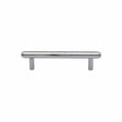 Heritage Brass Cabinet Hardware Polished Chrome / Cabinet Pull Handles / 96mm c/c Heritage Brass - Cabinet Pull Stepped Design 96mm CTC Polished Chrome Finish