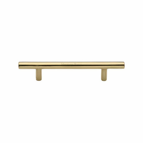 Heritage Brass Cabinet Hardware Polished Brass / Cabinet Pull Handles / 101mm c/c Heritage Brass - Cabinet Pull T-Bar Design 101mm CTC Polished Brass Finish