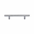 Heritage Brass Cabinet Hardware Polished Chrome / Cabinet Pull Handles / 101mm c/c Heritage Brass - Cabinet Pull T-Bar Design 101mm CTC Polished Chrome Finish