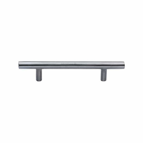 Heritage Brass Cabinet Hardware Satin Chrome / Cabinet Pull Handles / 101mm c/c Heritage Brass - Cabinet Pull T-Bar Design 101mm CTC Satin Chrome Finish