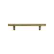 Heritage Brass Cabinet Hardware Antique Brass / Cabinet Pull Handles / 128mm c/c Heritage Brass - Cabinet Pull T-Bar Design 128mm CTC Antique Brass Finish
