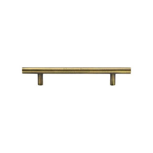 Heritage Brass Cabinet Hardware Antique Brass / Cabinet Pull Handles / 128mm c/c Heritage Brass - Cabinet Pull T-Bar Design 128mm CTC Antique Brass Finish