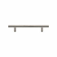 Heritage Brass Cabinet Hardware Polished Nickel / Cabinet Pull Handles / 128mm c/c Heritage Brass - Cabinet Pull T-Bar Design 128mm CTC Polished Nickel Finish