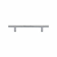Heritage Brass Cabinet Hardware Satin Chrome / Cabinet Pull Handles / 128mm c/c Heritage Brass - Cabinet Pull T-Bar Design 128mm CTC Satin Chrome Finish