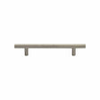 Heritage Brass Cabinet Hardware Satin Nickel / Cabinet Pull Handles / 128mm c/c Heritage Brass - Cabinet Pull T-Bar Design 128mm CTC Satin Nickel Finish