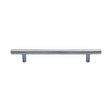 Heritage Brass Cabinet Hardware Satin Chrome / Cabinet Pull Handles / 160mm c/c Heritage Brass - Cabinet Pull T-Bar Design 160mm CTC Satin Chrome Finish