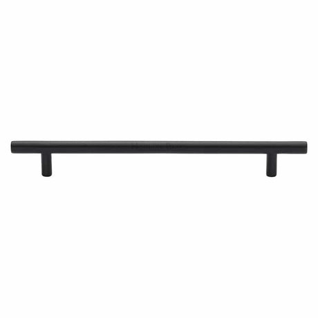 Heritage Brass Cabinet Hardware Matt Black / Cabinet Pull Handles / 203mm c/c Heritage Brass - Cabinet Pull T-Bar Design 203mm CTC Matt Black Finish