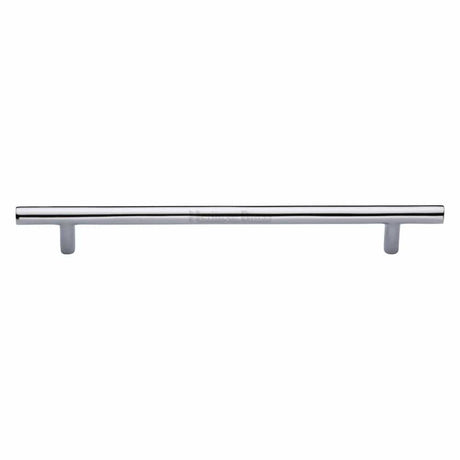 Heritage Brass Cabinet Hardware Polished Chrome / Cabinet Pull Handles / 203mm c/c Heritage Brass - Cabinet Pull T-Bar Design 203mm CTC Polished Chrome Finish
