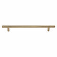 Heritage Brass Cabinet Hardware Satin Brass / Cabinet Pull Handles / 203mm c/c Heritage Brass - Cabinet Pull T-Bar Design 203mm CTC Satin Brass Finish