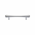 Heritage Brass Cabinet Hardware Polished Chrome / Cabinet Pull Handles / 128mm c/c Heritage Brass - Cabinet Pull T-Bar Raindrop Design 128mm CTC Polished Chrome Finish