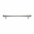 Heritage Brass Cabinet Hardware Polished Nickel / Cabinet Pull Handles / 192mm c/c Heritage Brass - Cabinet Pull T-Bar Raindrop Design 192mm CTC Polished Nickel Finish
