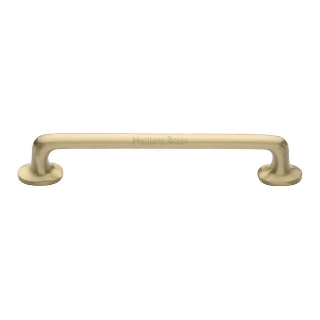 Heritage Brass Cabinet Hardware Satin Brass / Cabinet Pull Handles / 203mm c/c Heritage Brass - Cabinet Pull Traditional Design 203mm CTC Satin Brass Finish