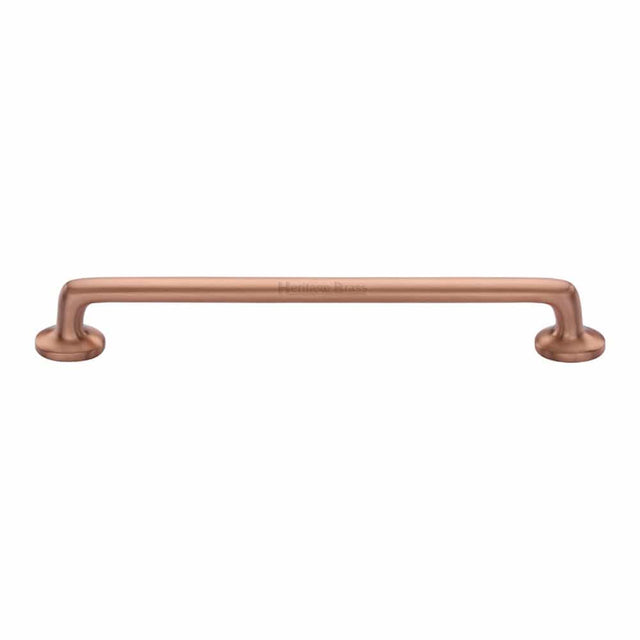 Heritage Brass Cabinet Hardware Satin Rose Gold / Cabinet Pull Handles / 203mm c/c Heritage Brass - Cabinet Pull Traditional Design 203mm CTC Satin Rose Gold Finish