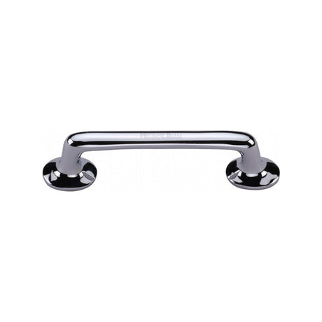 Heritage Brass Cabinet Hardware Polished Chrome / Cabinet Pull Handles / 96mm c/c Heritage Brass - Cabinet Pull Traditional Design 96mm CTC Polished Chrome Finish