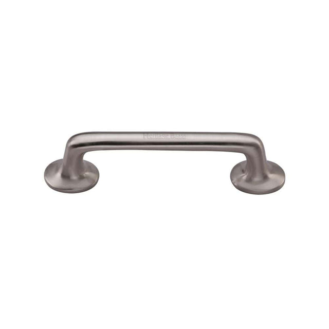 Heritage Brass Cabinet Hardware Satin Nickel / Cabinet Pull Handles / 96mm c/c Heritage Brass - Cabinet Pull Traditional Design 96mm CTC Satin Nickel Finish