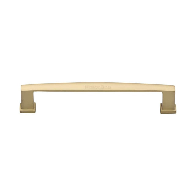 Heritage Brass Cabinet Hardware Satin Brass / Cabinet Pull Handles / 152mm c/c Heritage Brass - Cabinet Pull Vintage Design 152mm CTC Satin Brass Finish
