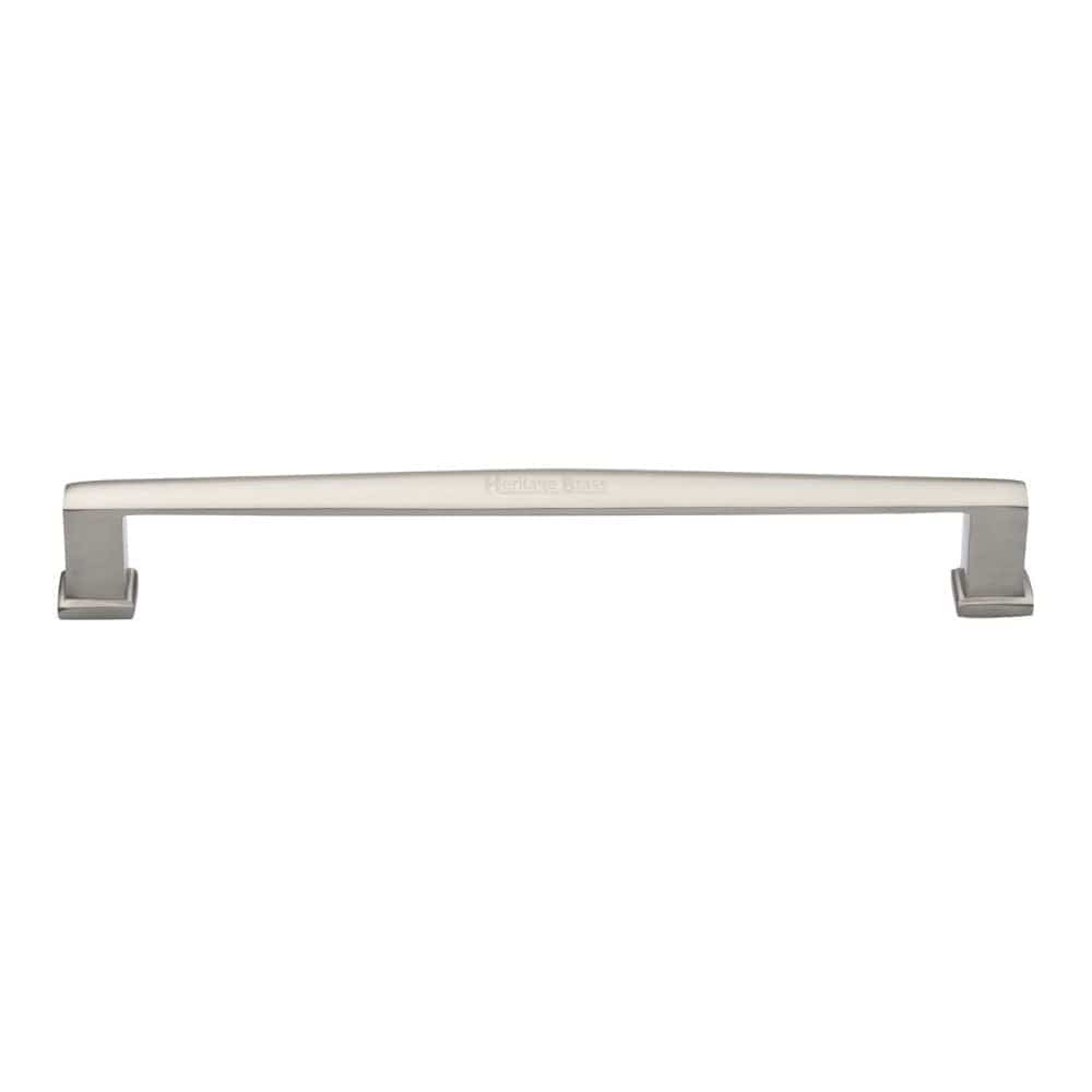 Heritage Brass Cabinet Hardware Satin Nickel / Cabinet Pull Handles / 203mm c/c Heritage Brass - Cabinet Pull Vintage Design 203mm CTC Satin Nickel Finish