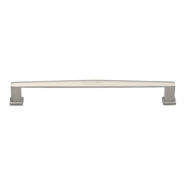 Heritage Brass Cabinet Hardware Satin Nickel / Cabinet Pull Handles / 203mm c/c Heritage Brass - Cabinet Pull Vintage Design 203mm CTC Satin Nickel Finish