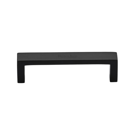 Heritage Brass Cabinet Hardware Polished Nickel / Cabinet Pull Handles / 101mm c/c Heritage Brass - Cabinet Pull Wide Metro Design 101mm CTC Polished Nickel Finish