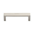 Heritage Brass Cabinet Hardware Satin Nickel / Cabinet Pull Handles / 101mm c/c Heritage Brass - Cabinet Pull Wide Metro Design 101mm CTC Satin Nickel Finish