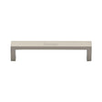 Heritage Brass Cabinet Hardware Satin Nickel / Cabinet Pull Handles / 128mm c/c Heritage Brass - Cabinet Pull Wide Metro Design 128mm CTC Satin Nickel Finish