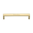 Heritage Brass Cabinet Hardware Polished Brass / Cabinet Pull Handles / 160mm c/c Heritage Brass - Cabinet Pull Wide Metro Design 160mm CTC Polished Brass Finish