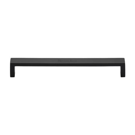 Heritage Brass Cabinet Hardware Matt Black / Cabinet Pull Handles / 192mm c/c Heritage Brass - Cabinet Pull Wide Metro Design 192mm CTC Matt Black Finish