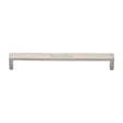Heritage Brass Cabinet Hardware Satin Nickel / Cabinet Pull Handles / 192mm c/c Heritage Brass - Cabinet Pull Wide Metro Design 192mm CTC Satin Nickel Finish