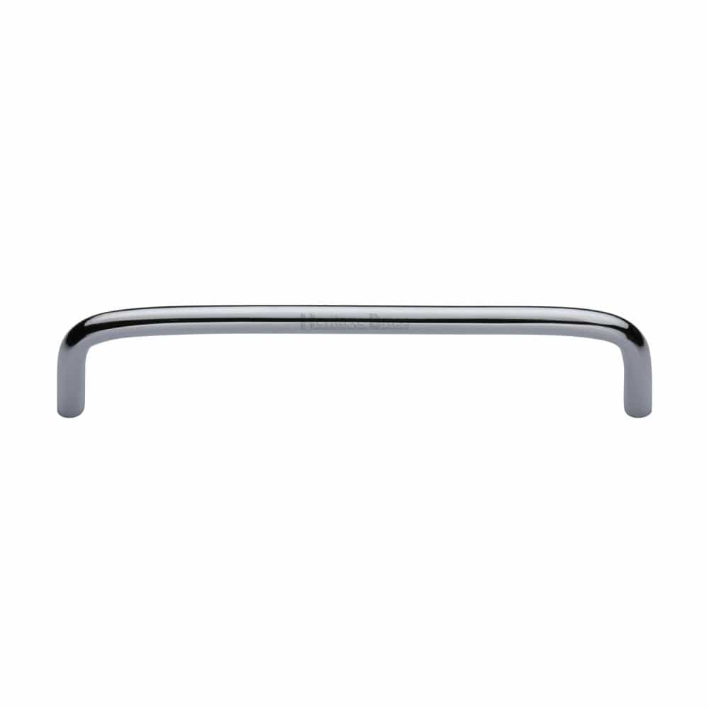 Heritage Brass Cabinet Hardware Polished Chrome / Cabinet Pull Handles / 160mm c/c Heritage Brass - Cabinet Pull Wire Design 160mm CTC Polished Chrome Finish