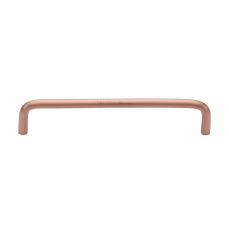 Heritage Brass Cabinet Hardware Satin Rose Gold / Cabinet Pull Handles / 160mm c/c Heritage Brass - Cabinet Pull Wire Design 160mm CTC Satin Rose Gold Finish