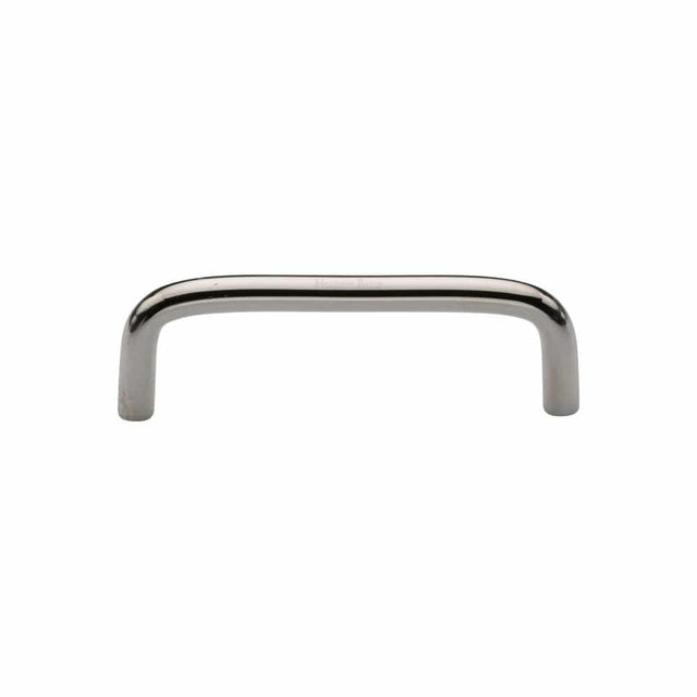 Heritage Brass Cabinet Hardware Polished Nickel / Cabinet Pull Handles / 96mm c/c Heritage Brass - Cabinet Pull Wire Design 96mm CTC Polished Nickel Finish
