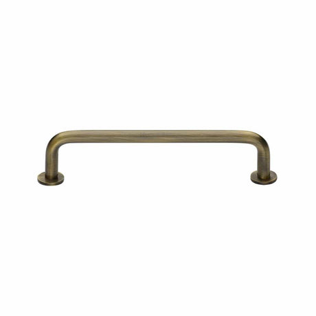 Heritage Brass Cabinet Hardware Antique Brass / Cabinet Pull Handles / 128mm c/c Heritage Brass - Cabinet Pull Wire Design with 16mm Rose 128mm CTC Antique Brass Fi