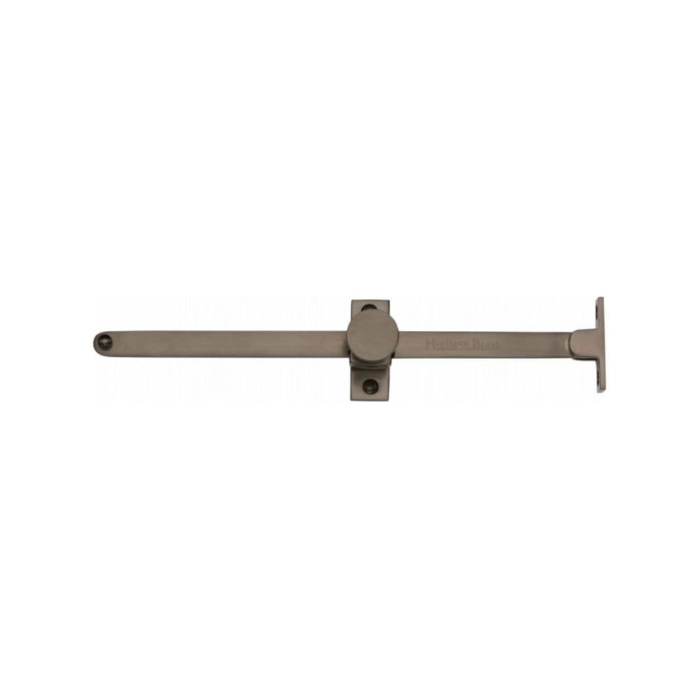 Heritage Brass Window Furniture Matt Bronze / 10"/250mm Heritage Brass - Casement Stay Sliding Design 10" Matt Bronze Finish