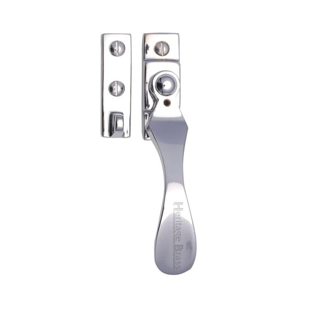 Heritage Brass Window Furniture Polished Chrome / Yes / Wedge Heritage Brass - Casement Window Fastener Wedge Pattern Weather Stripped Design