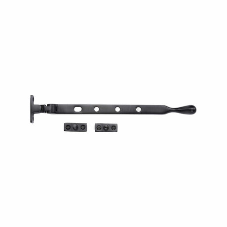 Heritage Brass Window Furniture Matt Black / 10"/250mm Heritage Brass - Casement Window Stay Ball Design 10 Matt Black finish
